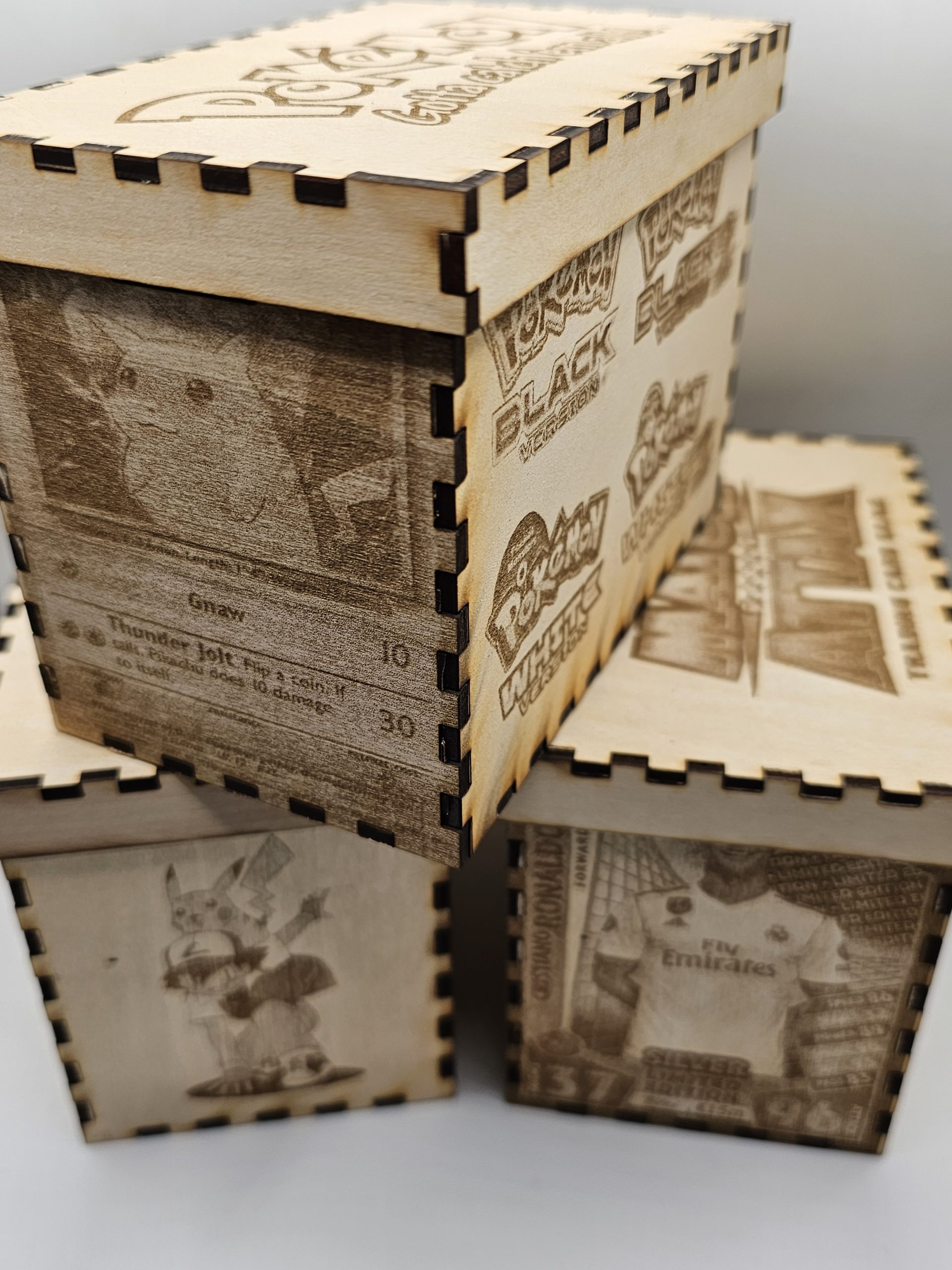 Wooden Boxes - Handmade - Collector Card Boxes