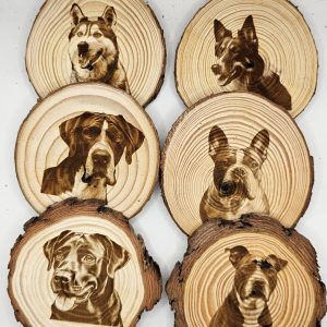 Wooden Coasters - Dog Breed Designs