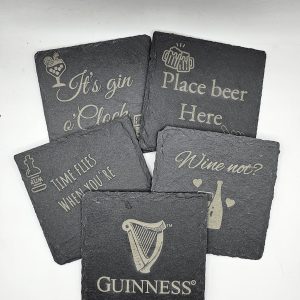 Slate Coasters - Drinking Collection