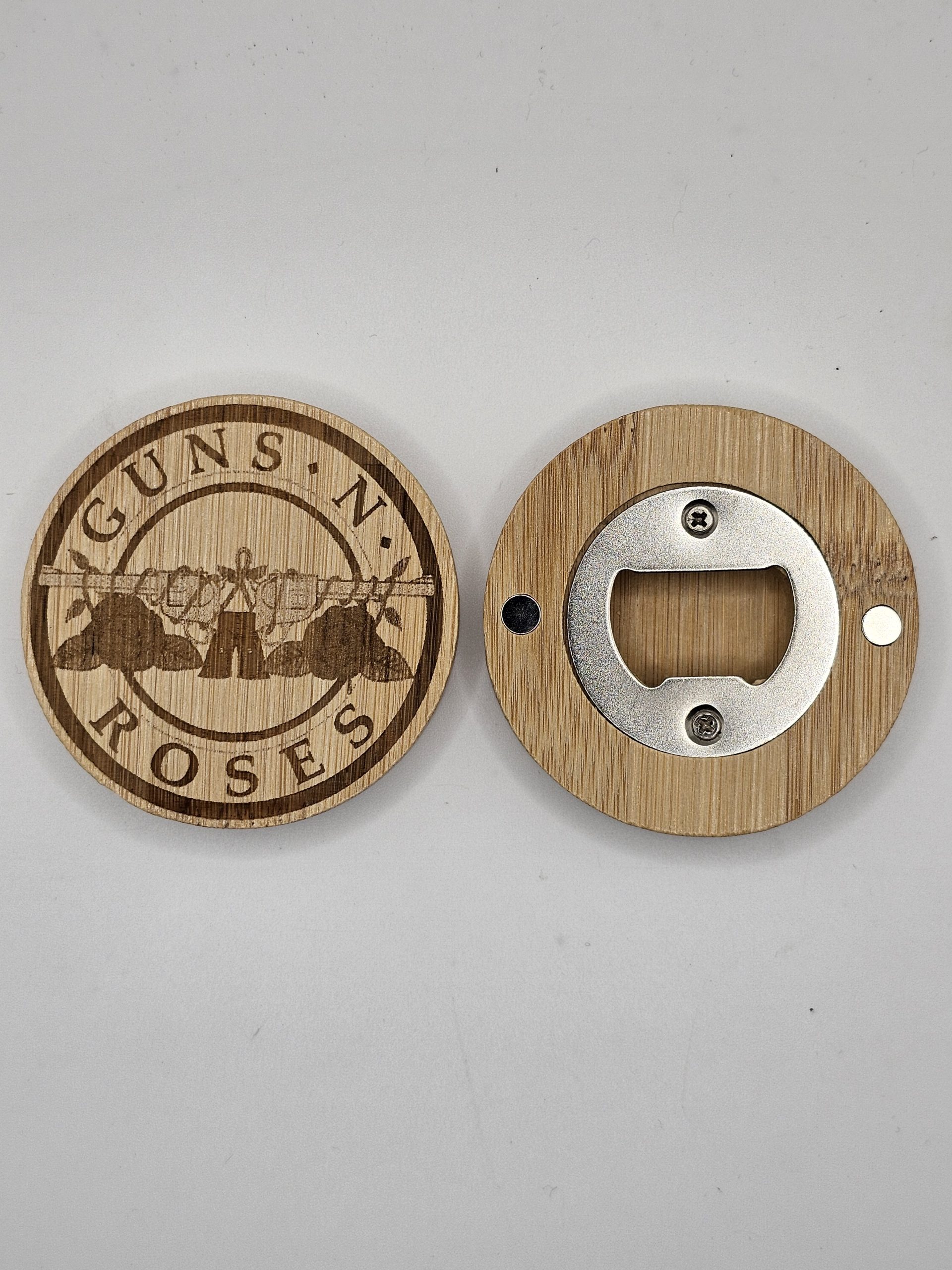 Wooden Bottle Opener - Fridge Magnet - Bands - Image 11