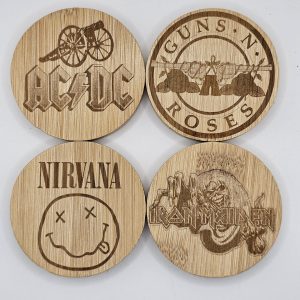 Wooden Bottle Opener - Fridge Magnet - Bands