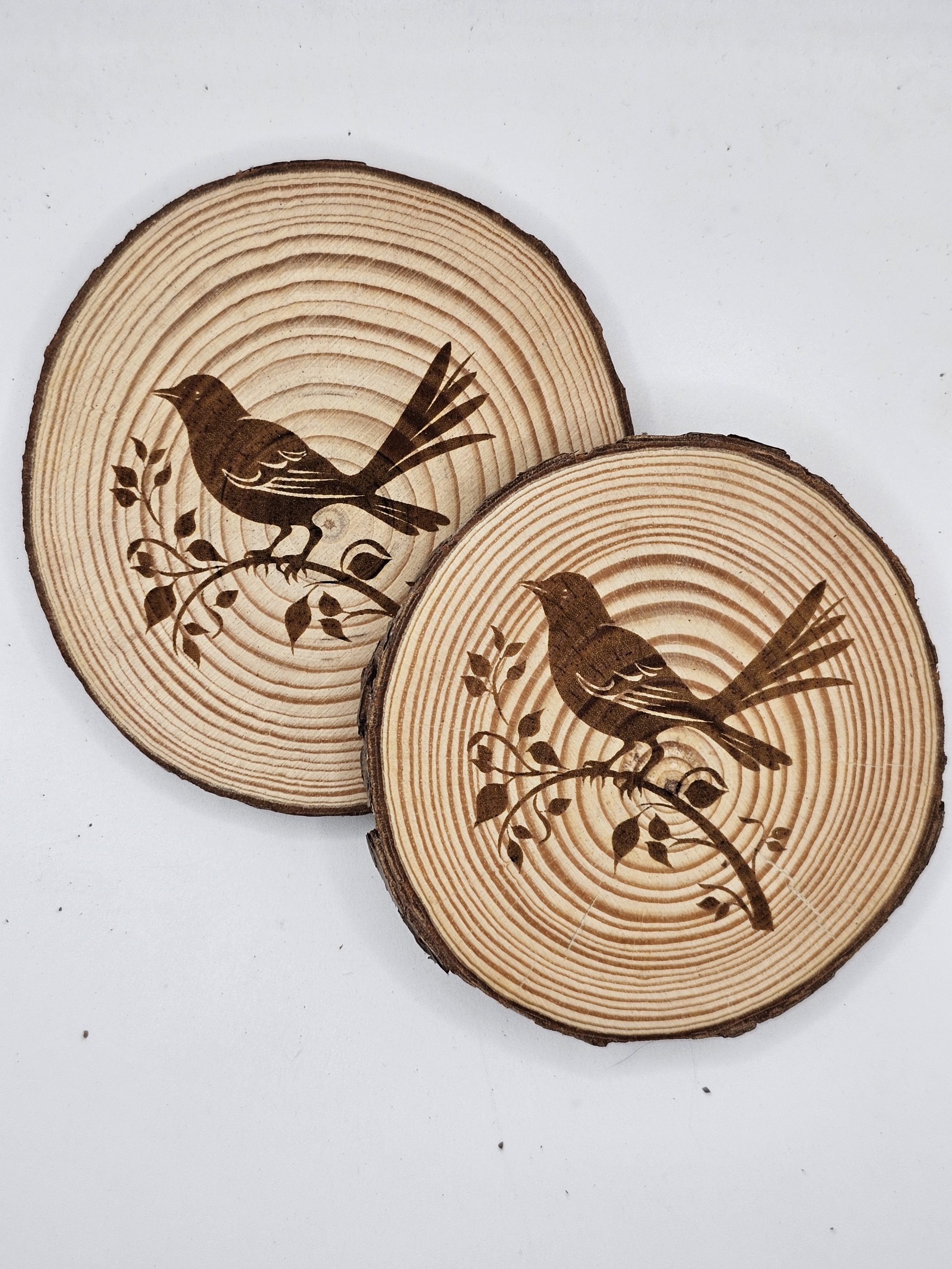Wooden Coasters - Bird Designs - Image 3
